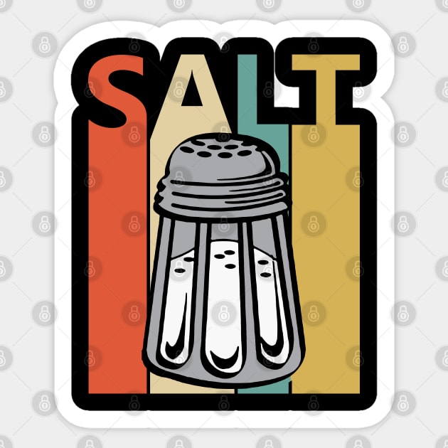 Vintage Salt Lover Gift Sticker by GWENT